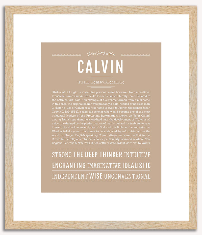 Calvin | Name Art Print