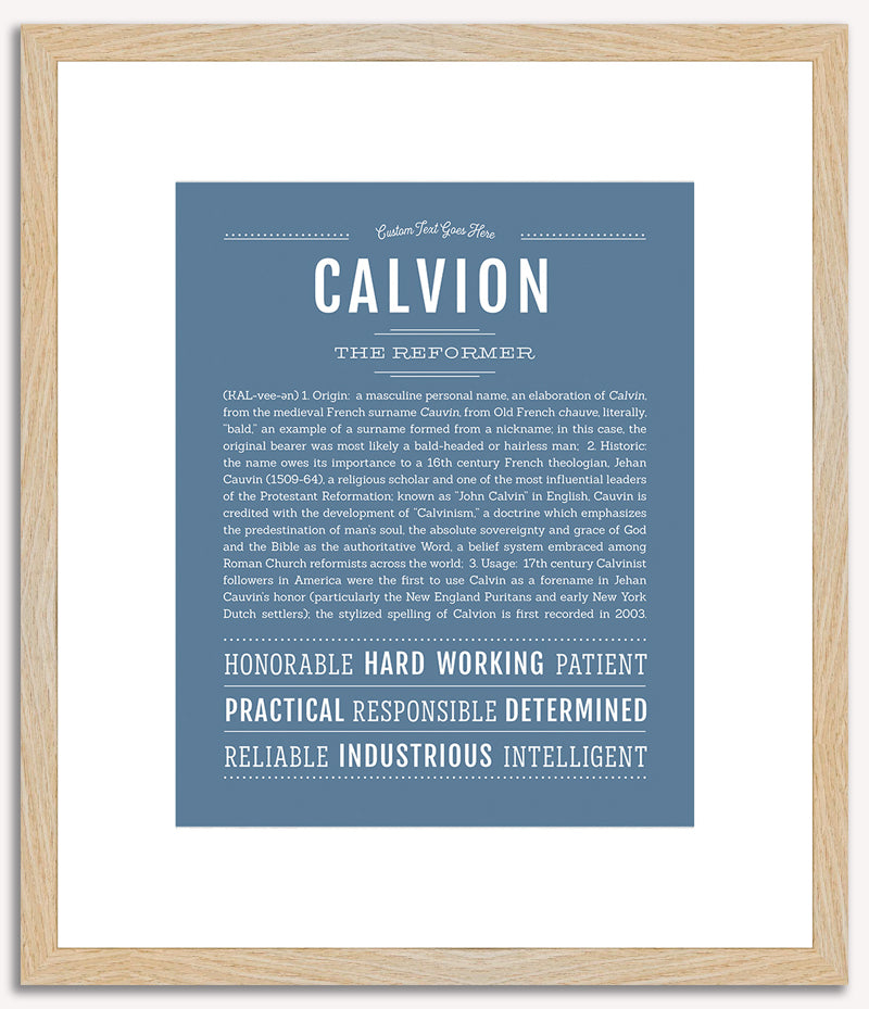 Calvion | Name Art Print