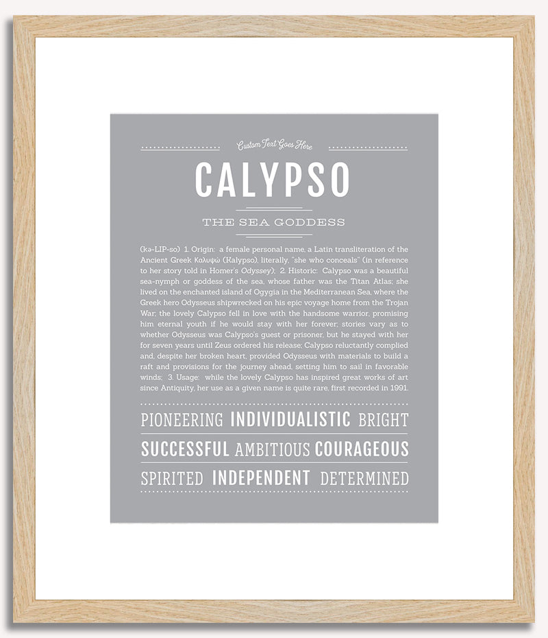 Calypso | Name Art Print