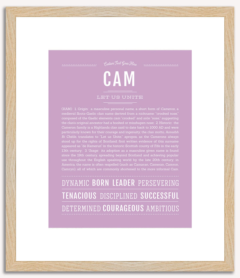 Cam | Name Art Print