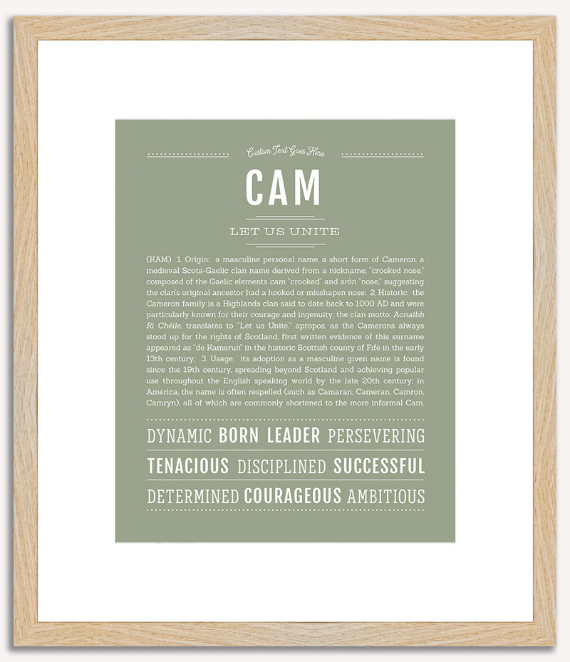 Cam | Name Art Print