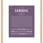 Cambria | Name Art Print