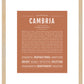 Cambria | Name Art Print