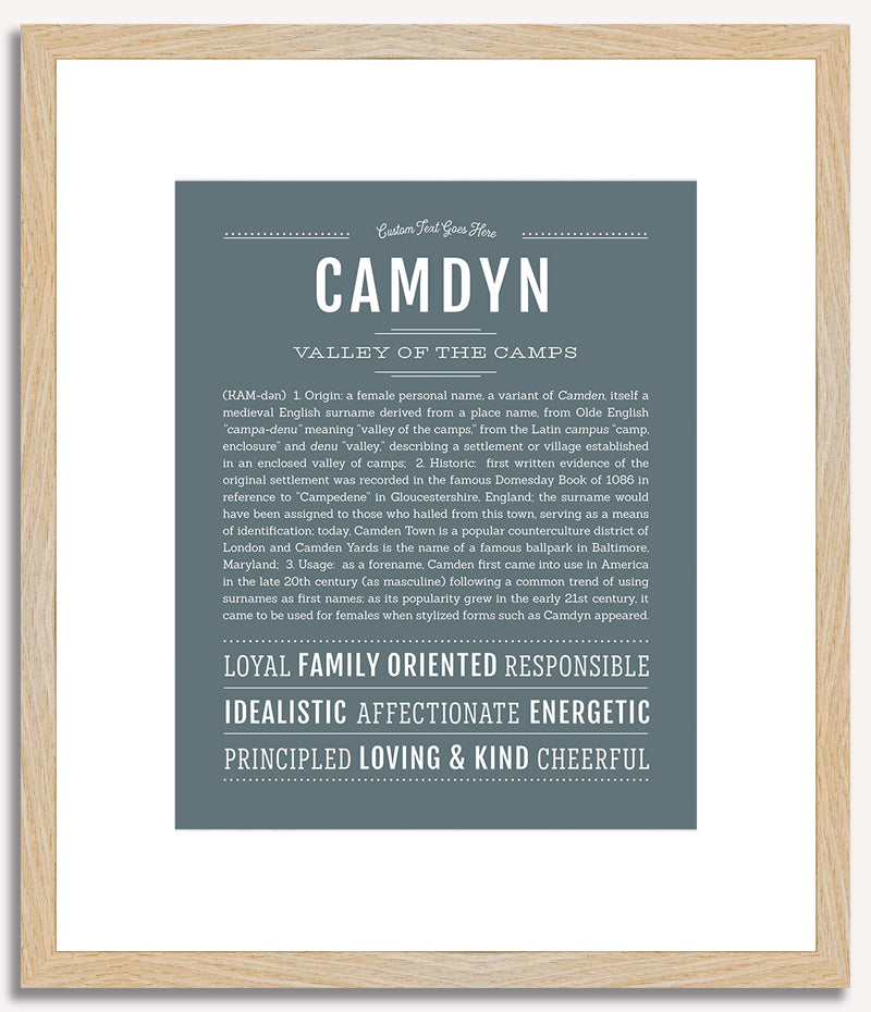 Camdyn (female) | Name Art Print