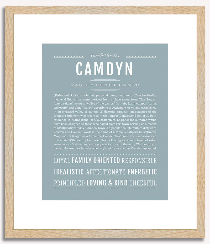 Camdyn (female) | Name Art Print