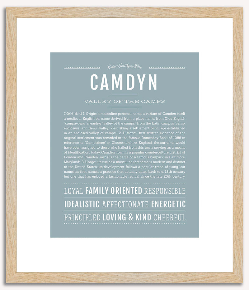 Camdyn (male) | Name Art Print