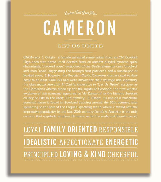 Frame Options | Matte Gold | No Frame