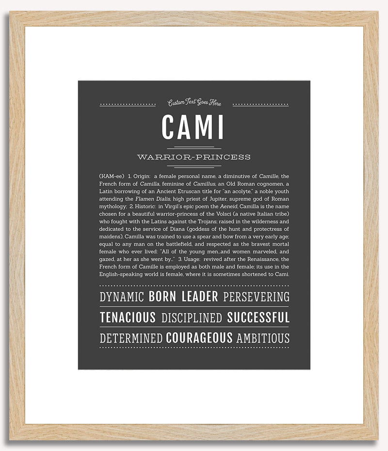 Cami | Name Art Print