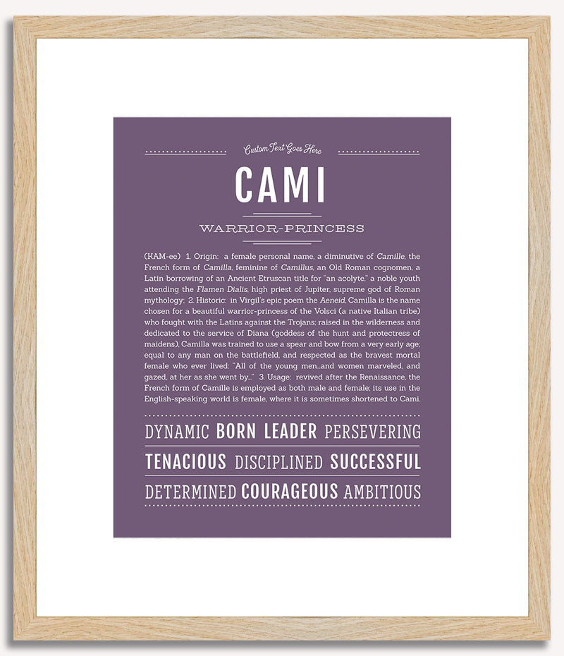 Cami | Name Art Print