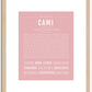 Cami | Name Art Print