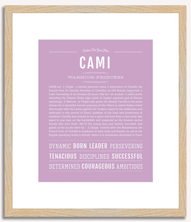 Cami | Name Art Print