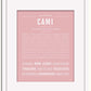 Frame Options | Dusty Rose | White Frame, Matted