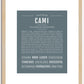 Cami | Name Art Print