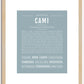 Cami | Name Art Print