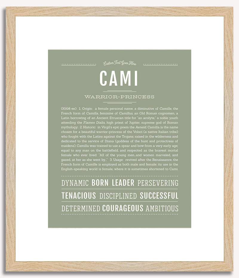 Cami | Name Art Print