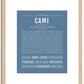 Cami | Name Art Print