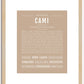 Cami | Name Art Print