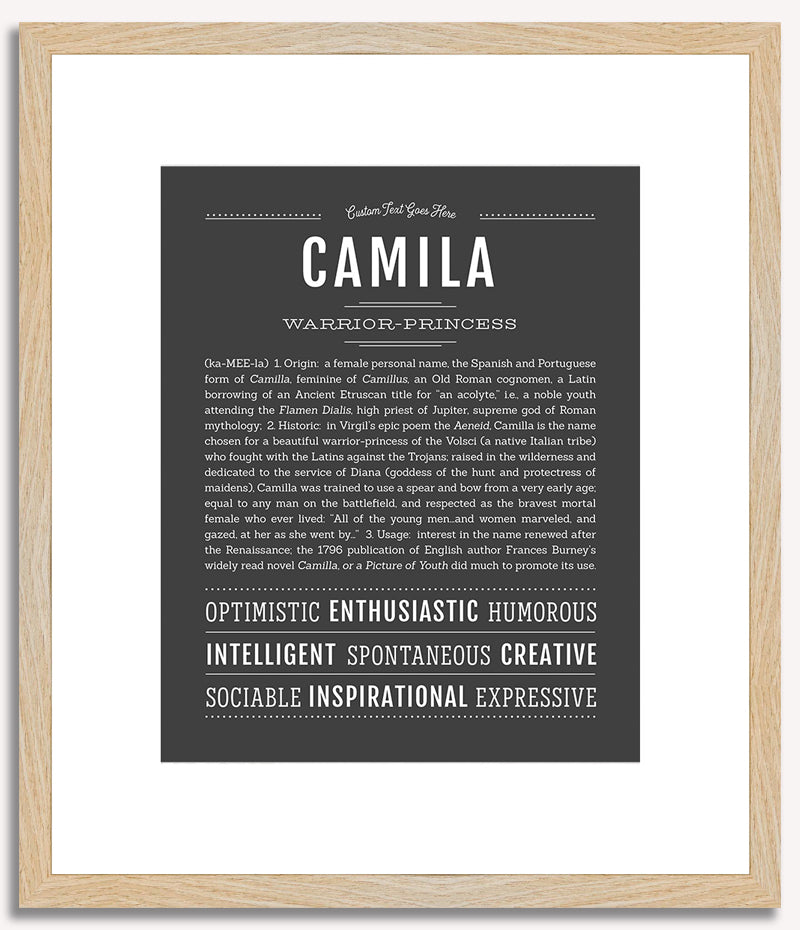 Camila | Name Art Print