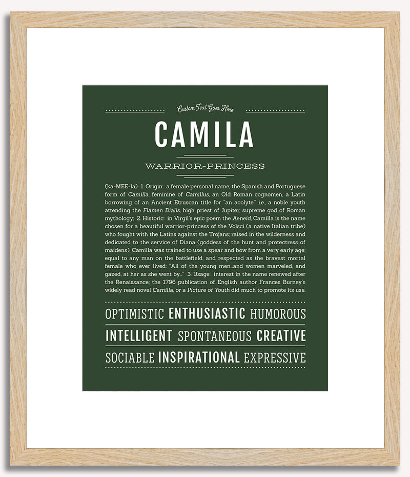 Camila | Name Art Print