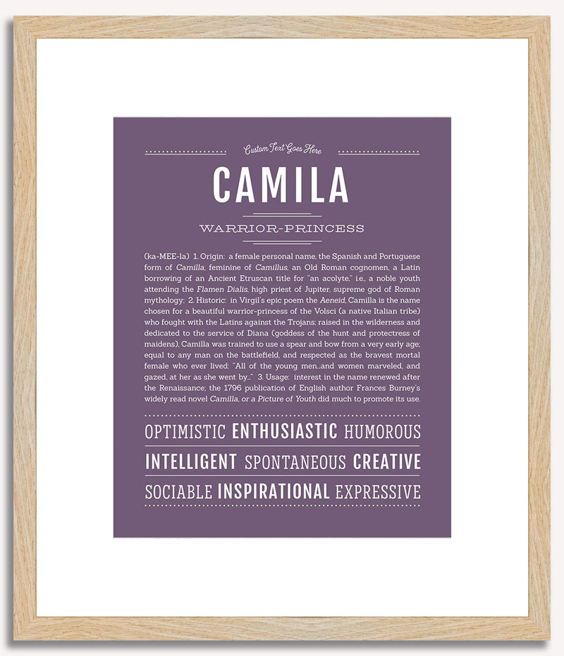 Camila | Name Art Print