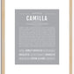 Camilla | Name Art Print