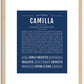 Camilla | Name Art Print