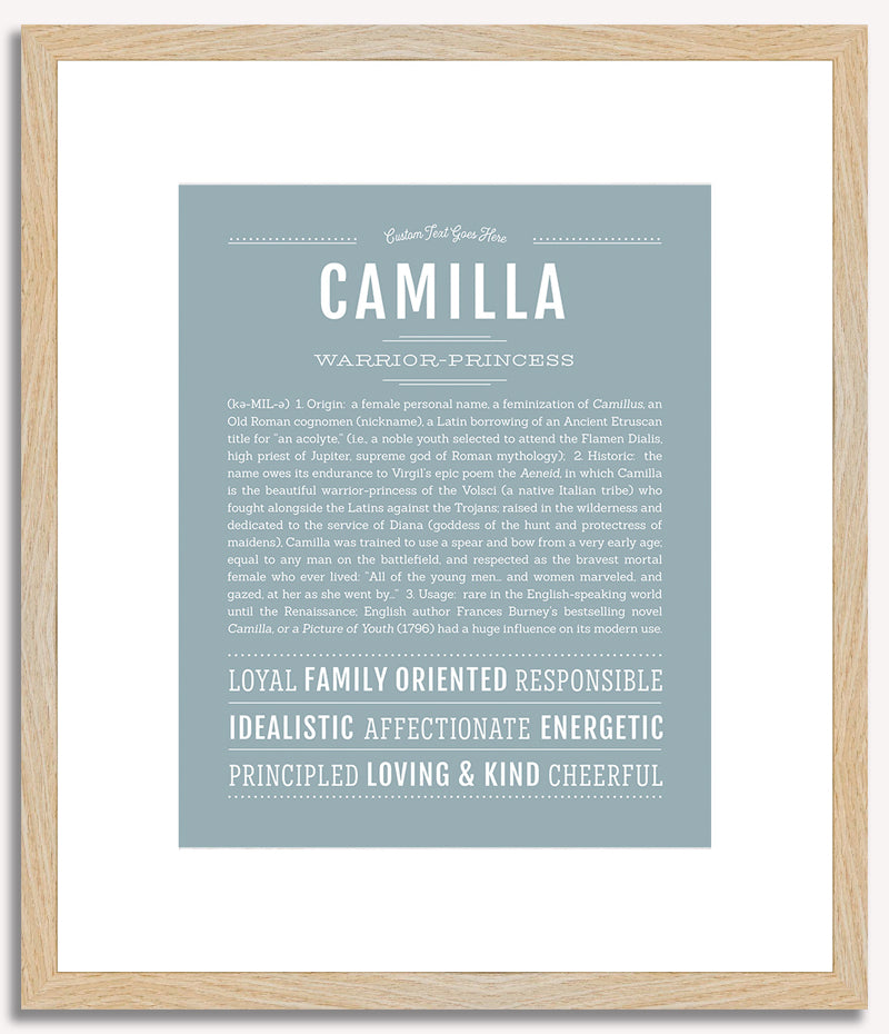 Camilla | Name Art Print