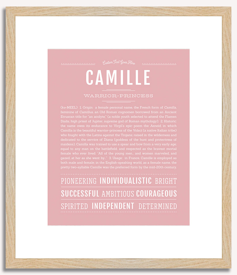 Camille | Name Art Print