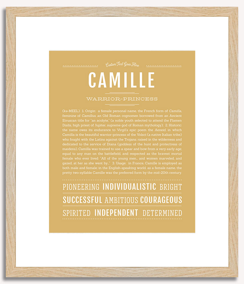 Camille | Name Art Print