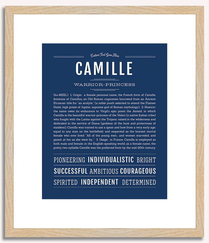 Camille | Name Art Print