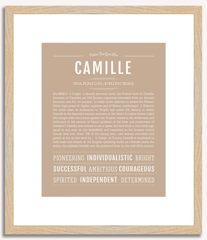 Camille | Name Art Print