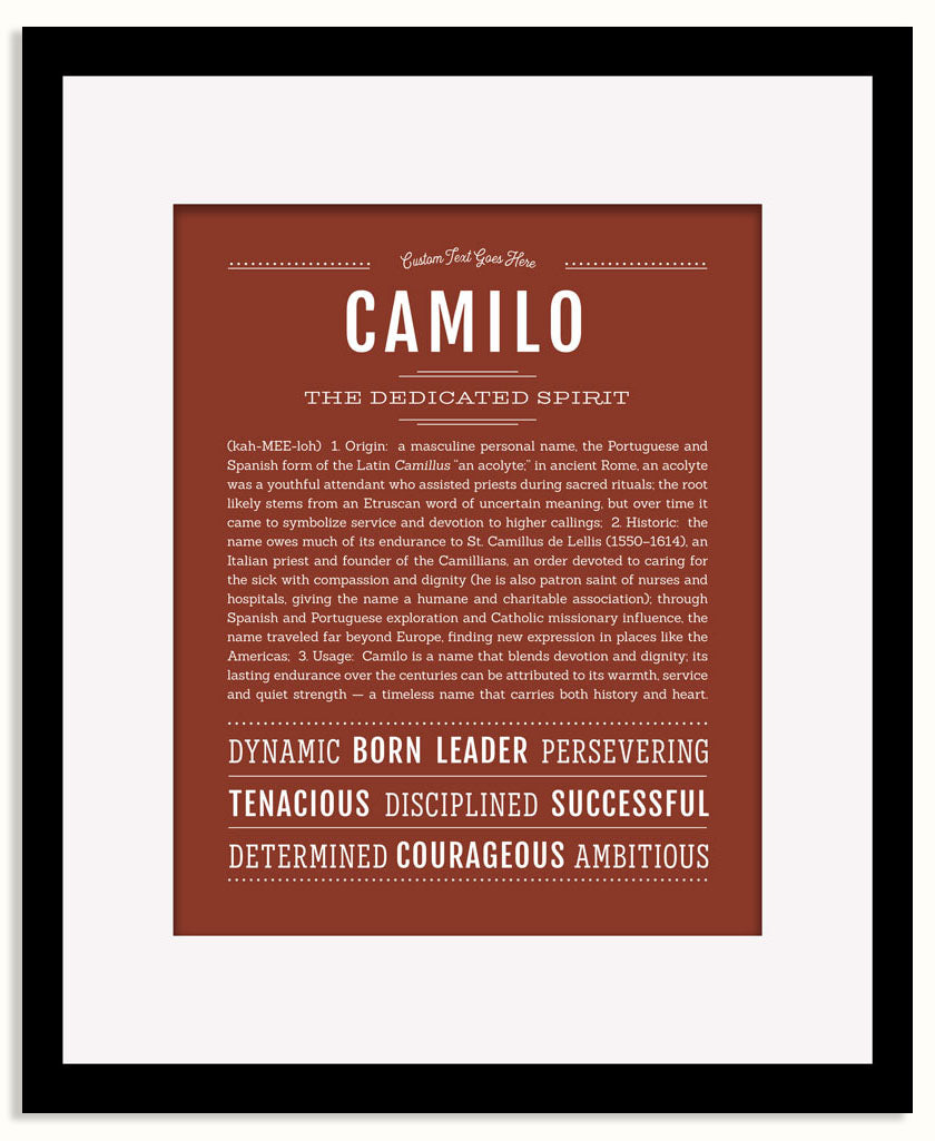 Frame Options | Bordeaux | Black Frame, Matted