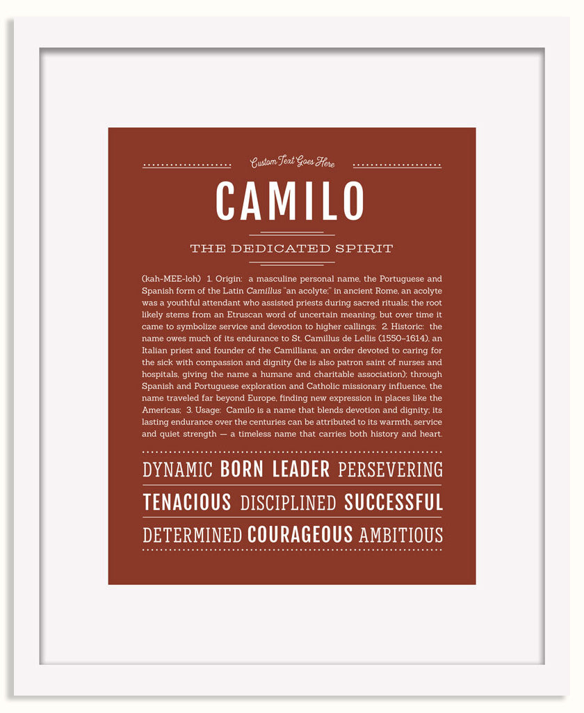 Frame Options | Bordeaux | White Frame, Matted