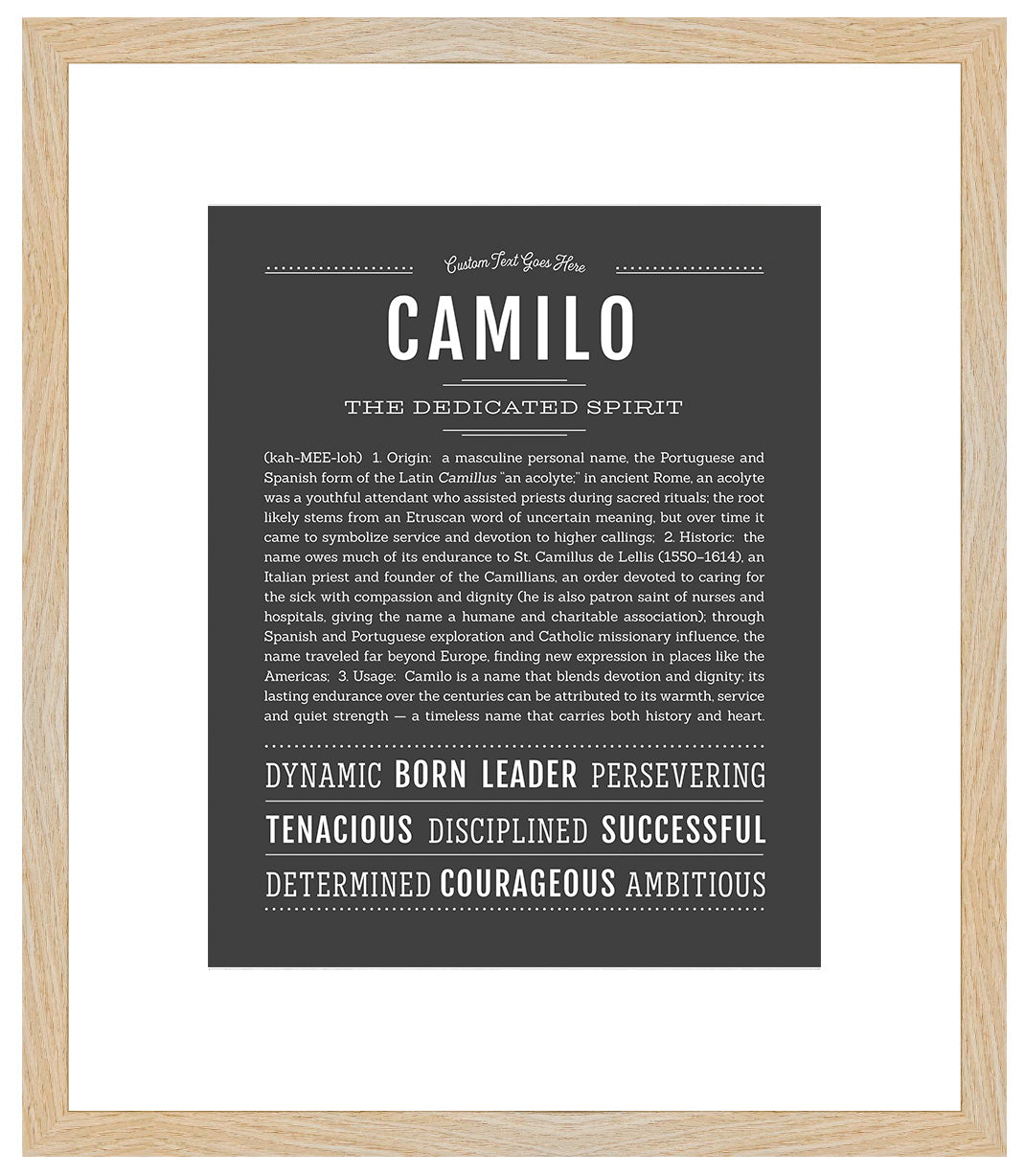 Frame Options | Charcoal Gray | Maple Frame, Matted