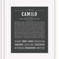 Frame Options | Charcoal Gray | White Frame, Matted