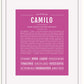 Frame Options | Dark Pink | White Frame, Matted