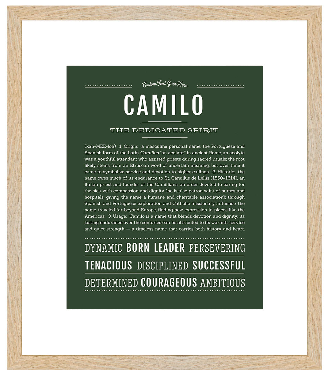 Frame Options | Deep Forest | Maple Frame, Matted