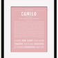 Frame Options | Dusty Rose | Black Frame, Matted