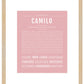 Frame Options | Dusty Rose | Maple Frame, Matted