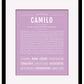 Frame Options | Lilac | Black Frame, Matted
