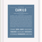 Frame Options | Steele Blue | White Frame, Matted