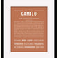 Frame Options | Terra Cotta | Black Frame, Matted
