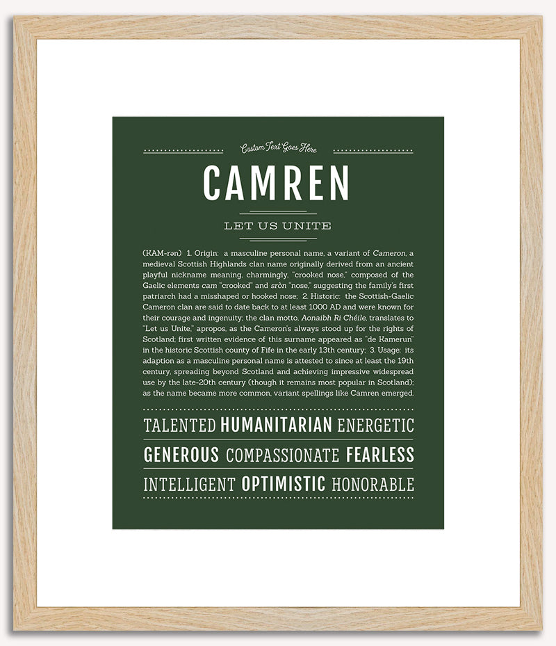 Camren | Name Art Print