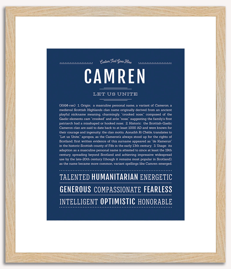 Camren | Name Art Print