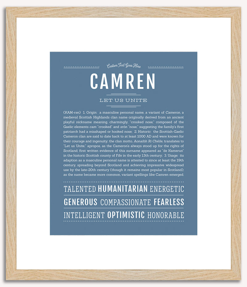 Camren | Name Art Print