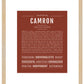 Frame Options | Bordeaux | Maple Frame, Matted