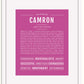 Frame Options | Dark Pink | White Frame, Matted