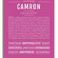Frame Options | Dark Pink | No Frame