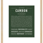 Frame Options | Deep Forest | Maple Frame, Matted