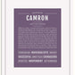 Frame Options | Deep Purple | White Frame, Matted